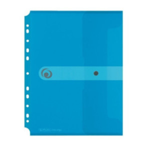 POCHETTE DOCUMENTS HERLITZ PP A4 TRANSP. BLEU (300000735)