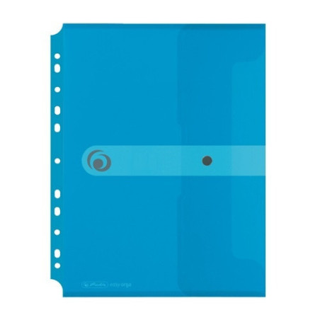 POCHETTE DOCUMENTS HERLITZ PP A4 TRANSP. BLEU (300000735)