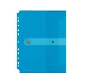 POCHETTE DOCUMENTS HERLITZ PP A5 TRANSP. BLEU (300000737)