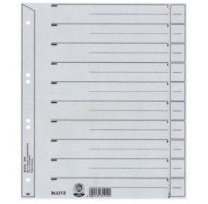 INTERCAL. A4 DECOUP. CART. GRIS 100PCS LEITZ