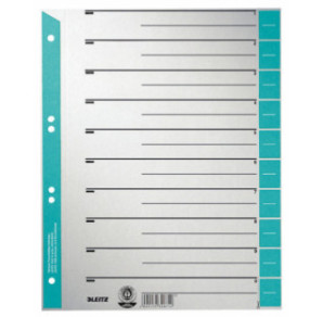 INTERCAL. A4 DECOUP. CART. ONGL. BLEU 100PCS LEITZ