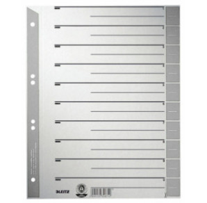 INTERCAL. A4 DECOUP. CART. ONGL. GRIS 100PCS LEITZ