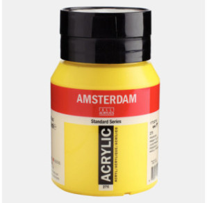 COULEUR ACRYLIC 500ML N°275 JAUNE PRIMAIRE