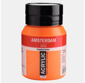 COULEUR ACRYLIC 500ML N°276 ORANGE