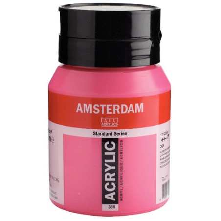 COULEUR ACRYLIC 500ML N°366 ROSE QUINACRIDONE