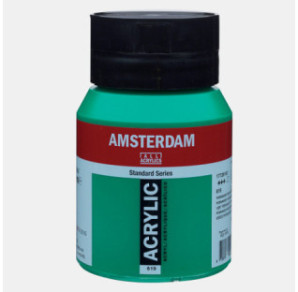 COULEUR ACRYLIC 500ML N°619 VERT FONCE