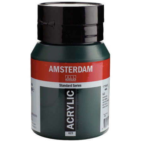 COULEUR ACRYLIC 500ML N°623 VERT DE VESSIE