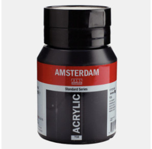 COULEUR ACRYLIC 500ML N°735 NOIR
