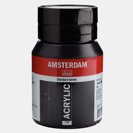 COULEUR ACRYLIC 500ML N°735 NOIR