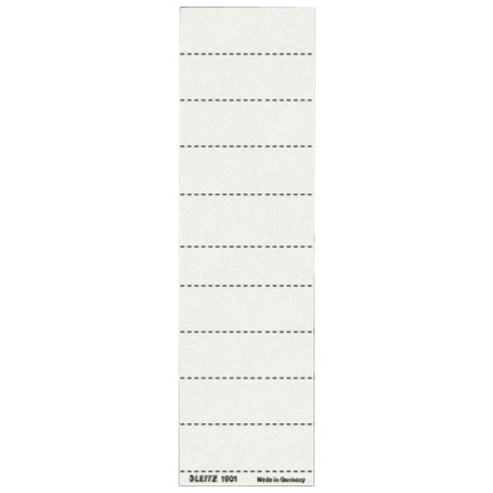 ETIQUETTE LEITZ BLANC EN POCH.100PCS