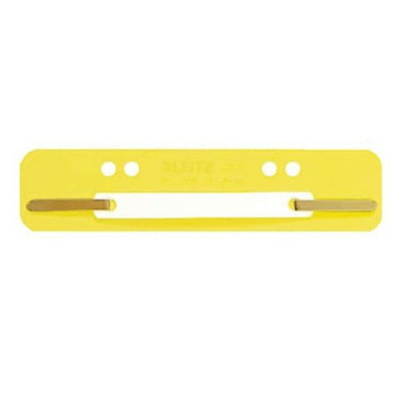 FIXE-DOCUM.LEITZ PLASTIQUE JAUNE 25PCS