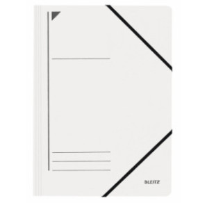 FARDE A ELAST. A4 CART. LEITZ BLANC