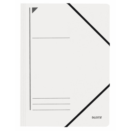FARDE A ELAST. A4 CART. LEITZ BLANC