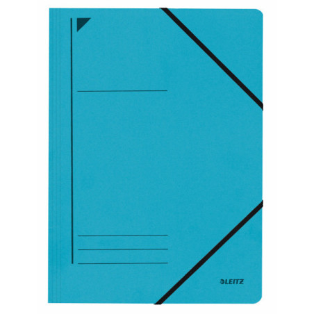 FARDE A ELAST. A4 CART. LEITZ BLEU