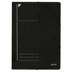 FARDE A ELAST. A4 CART. LEITZ NOIR