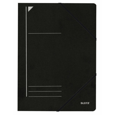 FARDE A ELAST. A4 CART. LEITZ NOIR