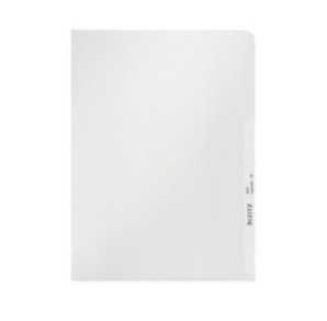 CHEMISE PLAST. A5 TRANSP. LEITZ GRAINEE 130µ