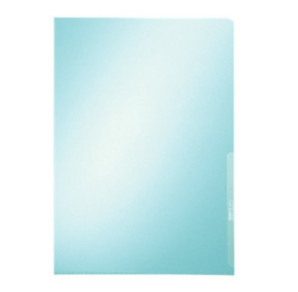 CHEMISE PLAST. A4 TRANSP. LEITZ CRISTAL BLEU 150µ
