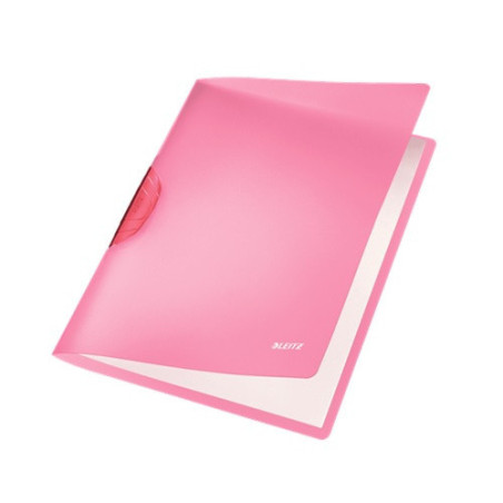 MAPPE A PINCE LEITZ A4 COLOR CLIP ROUGE