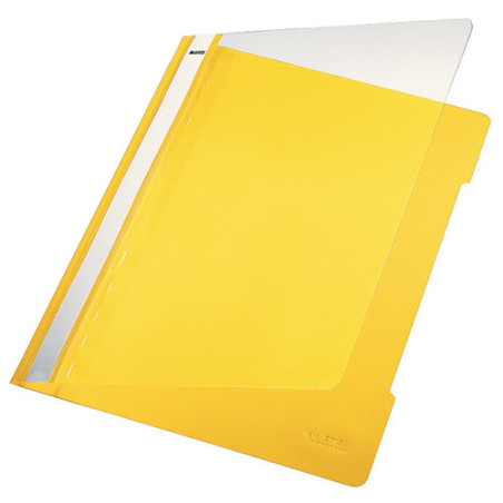 FARDE A GLISS. PLAST. A4 LEITZ 4191 JAUNE