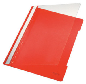 FARDE A GLISS. PLAST. A4 LEITZ 4191 ROUGE CLAIR