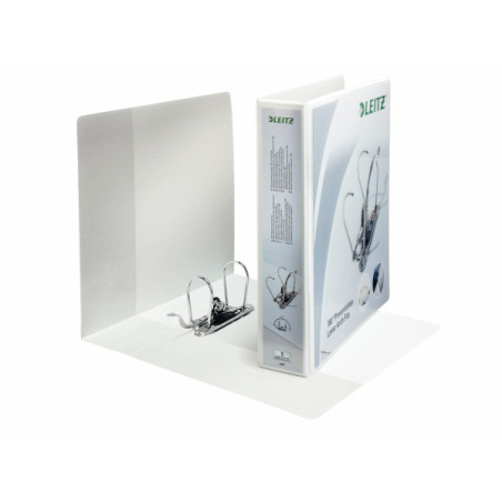 CLASSEUR LEITZ PP PERS. 80MM BLANC