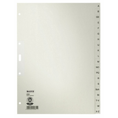 INTERCAL. A4 ALPHA. PAPIER GRIS LEITZ
