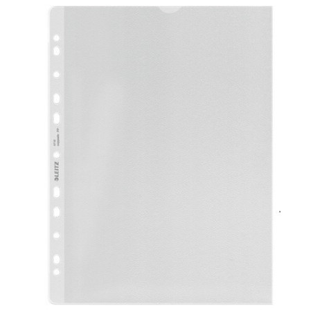 HOUSSE A4 TRANSP. LEITZ GRAINEE 130MY