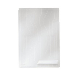 CHEMISE LEITZ A4 TRANSP. PP. COMBI + SOUF. GRAINEE 3PCS