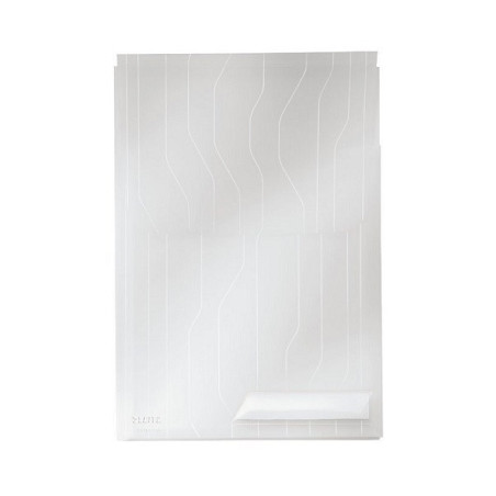 CHEMISE LEITZ A4 TRANSP. PP. COMBI + SOUF. GRAINEE 3PCS