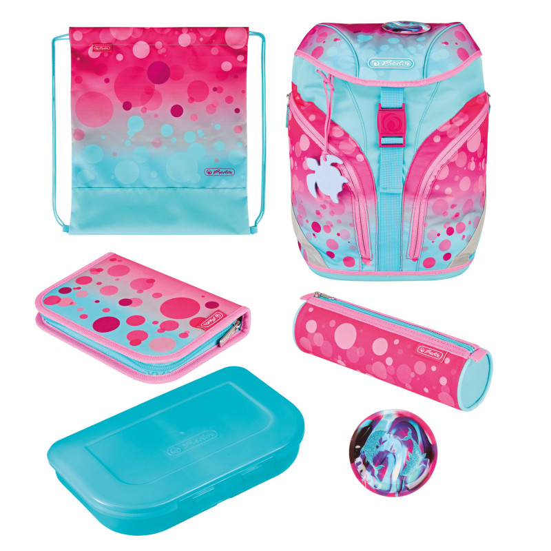 SAC A DOS HERLITZ 5PCS PINK BUBBELS (300000954)