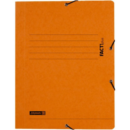 FARDE A ELAST.+RABATS A4 CART. BRUNNEN ORANGE