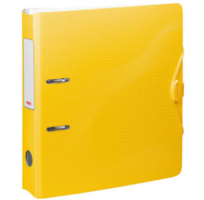 CLASSEUR BRUNNEN A4 7CM WAVE JAUNE