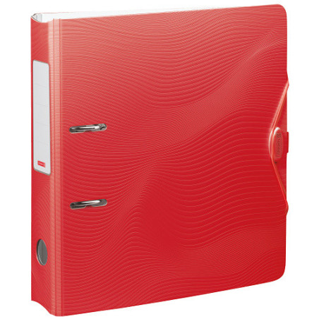 CLASSEUR BRUNNEN A4 7CM WAVE ROUGE