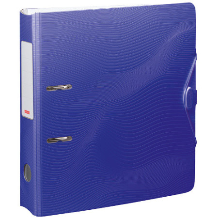 CLASSEUR BRUNNEN A4 7CM WAVE BLEU