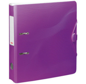 CLASSEUR BRUNNEN A4 7CM WAVE POURPRE