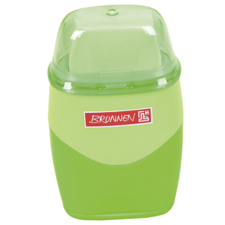 TAILLE-CRAYONS BRUNNEN FUN KIWI + GOMME