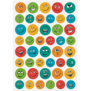 BLOC STICKERS A5 BRUNNEN SMILEY