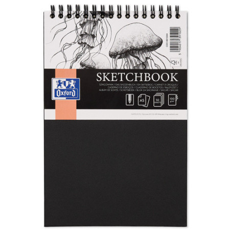 CARNET DE CROQUIS OXFORD A5 50 FLS RELIURE SPIRALE