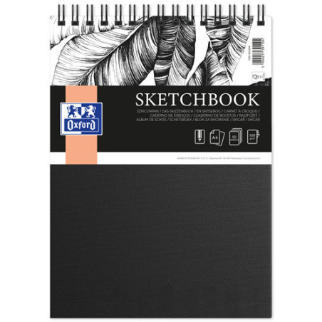 CARNET DE CROQUIS OXFORD A4 50 FLS RELIURE SPIRALE