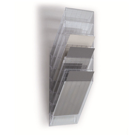 PRESENTOIR DOCUMENTS DURABLE FLEXIBOXX 6 A4 TRANSP.