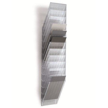 PRESENTOIR DOCUMENTS DURABLE FLEXIBOXX 12 A4 TRANSP.