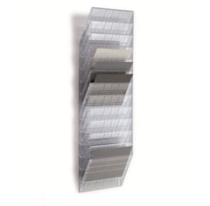 PRESENTOIR DOCUMENTS DURABLE FLEXIBOXX 12 A4 FOR. PAYSAGE TRANSP.