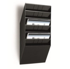 PRESENTOIR DOCUMENTS DURABLE FLEXIBOXX 6 A4 FOR. PAYSAGE NOIR