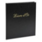 LIVRE D'OR 210X190MM 70FLS NOIR