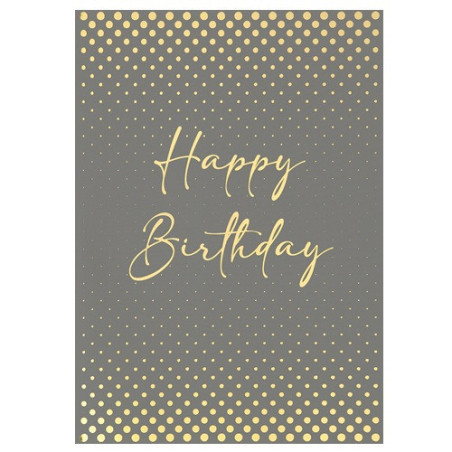 CARTE VOEUX BSB HAPPY BIRTHDAY A4
