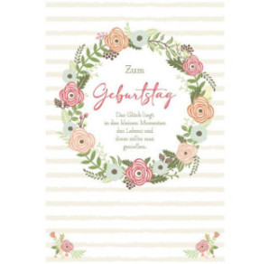 CARTE VOEUX BSB NATURE CARD HAPPY BIRTHDAY