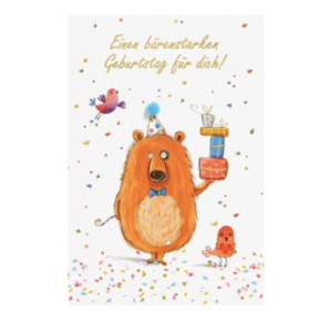 CARTE VOEUX BSB HAPPY BIRTHDAY ENFANT