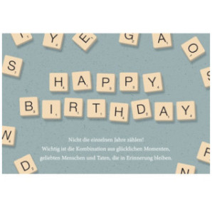 CARTE VOEUX BSB NATURE CARD HAPPY BIRTHDAY