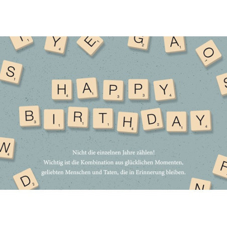 CARTE VOEUX BSB NATURE CARD HAPPY BIRTHDAY